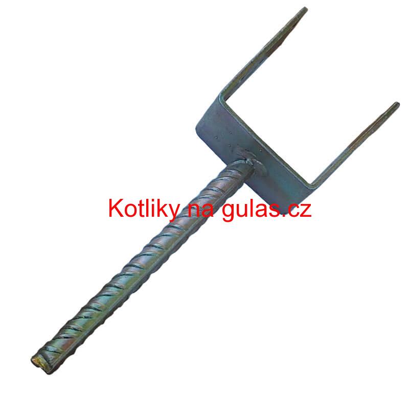 Patka zápustná, kotevní, pozinkovaná 8 cm