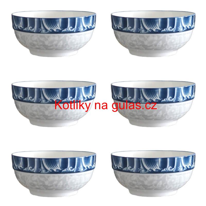 Keramické misky na servírování guláše 15 cm 6 ks