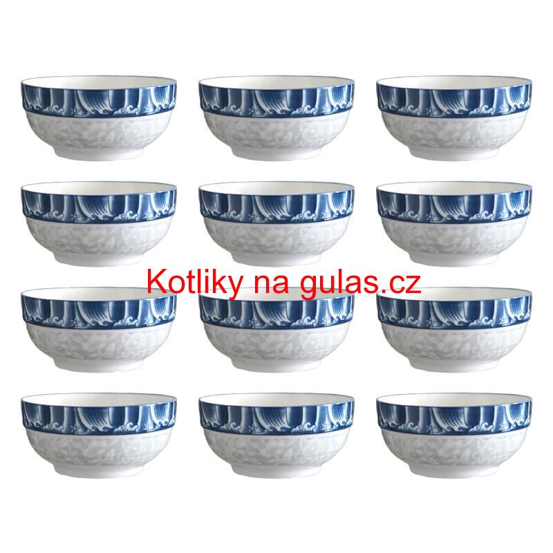 Keramické misky na servírování guláše 15 cm 12 ks