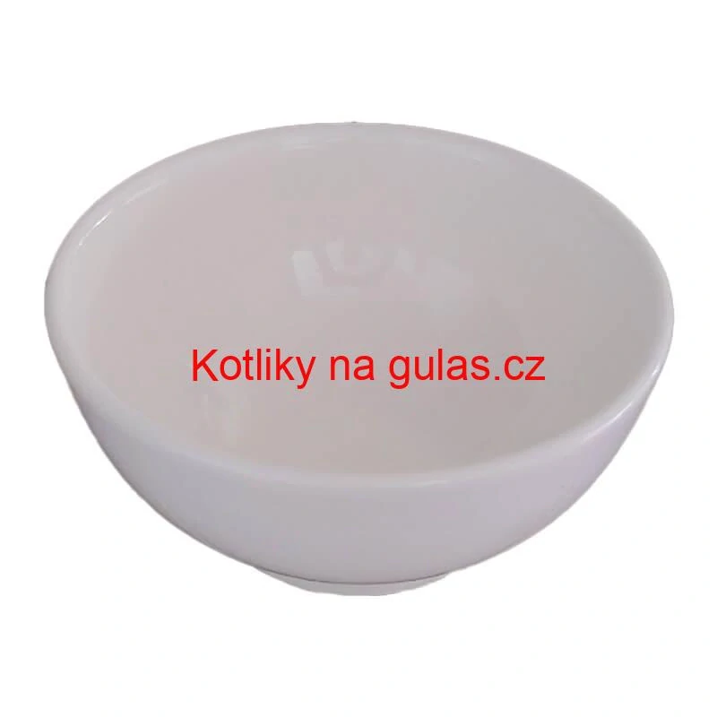 Keramická miska na servírování guláše 15 cm bílá