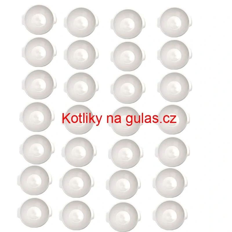 Sada 24 ks: Plastová miska na fajnový kotlíkový guláš a polévky – 750 ml