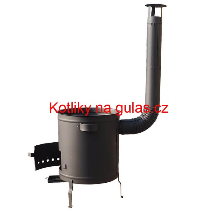 Silnostěnná kotlina 45 cm (2 mm) STRONG + žáruvzdorná barva Plus 600