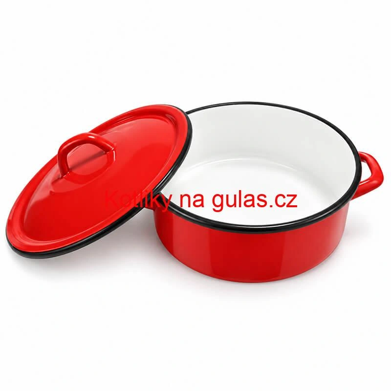 Smaltovaný kastrol FALCO 10 l s poklicí