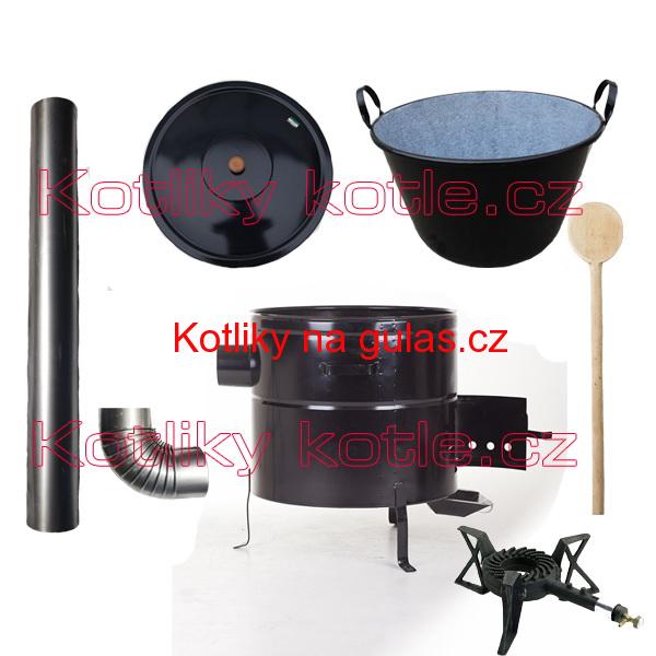 Zabijačkový kotlový set 80 L + hořák + kouřovod zdarma!