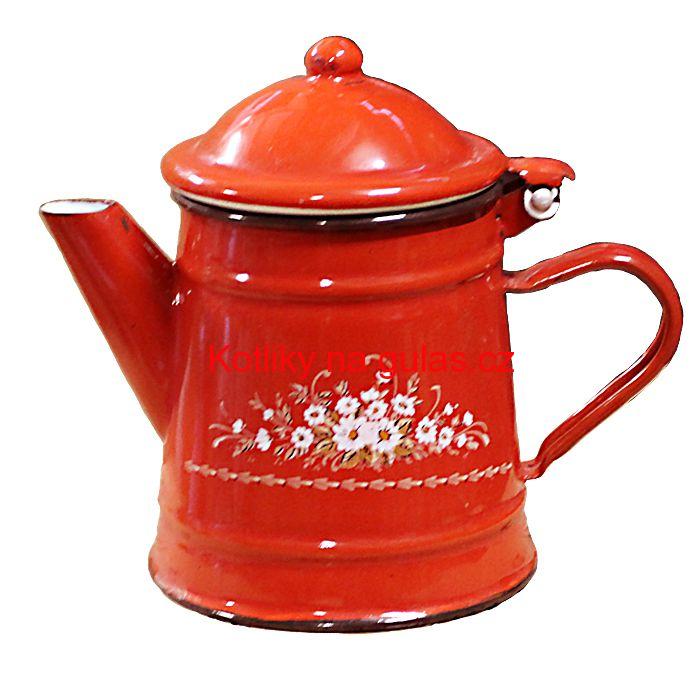 Smaltovaná konvice 0,5 L DEKO