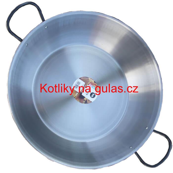 Pánev 40 cm ocelová vysoká