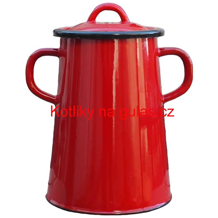 Nádoba na mast 2 L Červená