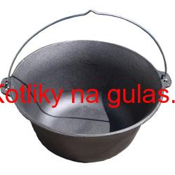 Litinový kotlík 16 L + antikórová naběračka
