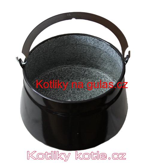 Smaltovaný kotlík na ryby 13 L