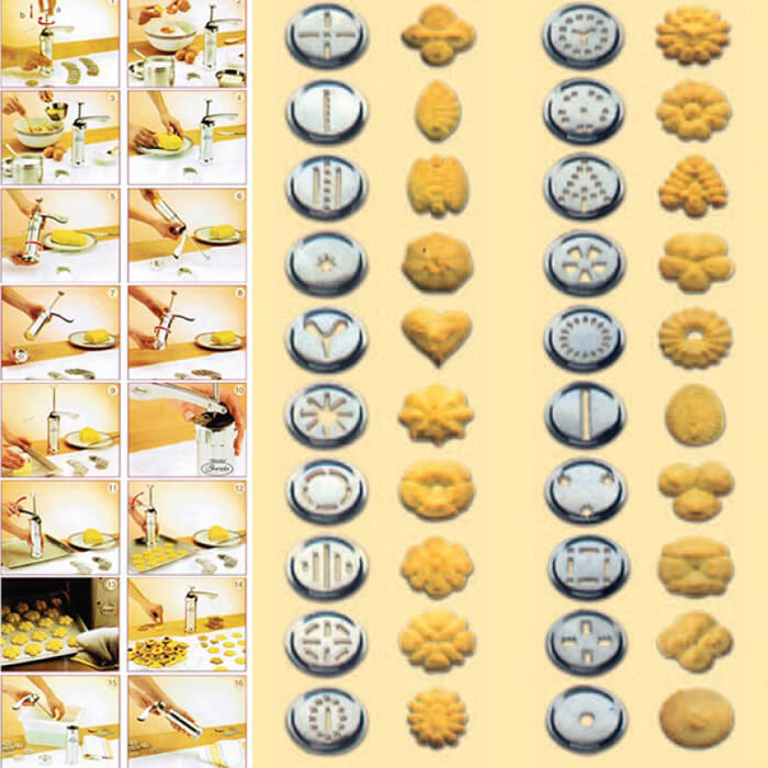 Vykrajovačka na sušenky a různé drobné pečivo